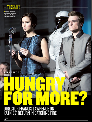  Scans of the ‘Catching Fire’ artikulo In Empire Magazine’s July 2013 Issue