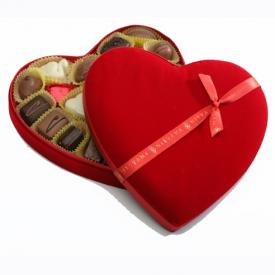  Sweet Brown Chocolate in hati, tengah-tengah box