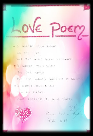  愛 poems