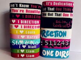  one direction wristbands collection 2