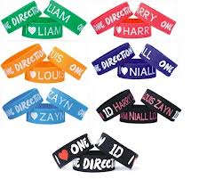  one direction wristbands collection 2