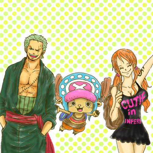  zoro nami in One Piece