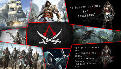 Assassin's Creed IV Blackflag peminat Art