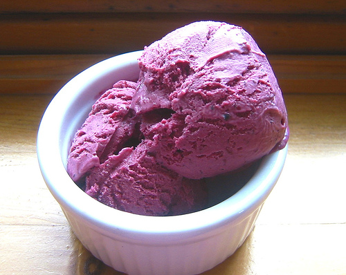  Blue mirtilo sorvete