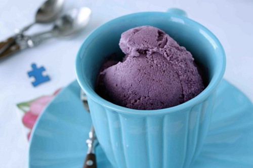  Blue myrtille crème glacée