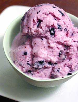 Blue Blueberry Ice-Cream