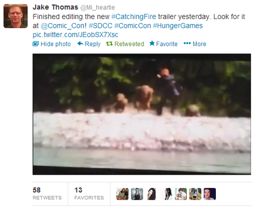 First glimpse of the new 'Catching Fire' trailer