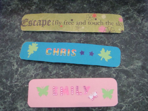  Hand Made Bookmarks