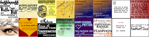  Harry Potter icono set