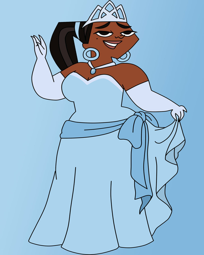  Leshawna as Princess Tiana
