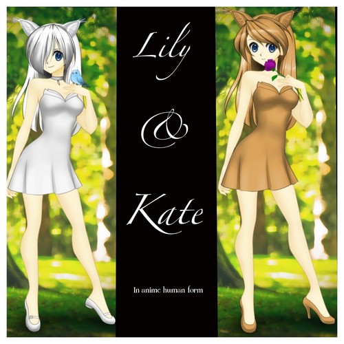  Lily and Kate in Anime/human form