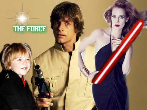 Luke, Mara and Ben Skywalker