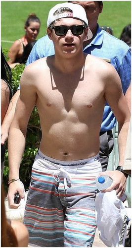  Niall shirtless 2013