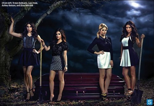  Pretty Little Liars - Season 4 - New EW Cast Promotional foto