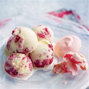  Red 산딸기, 라즈베리 아이스크림