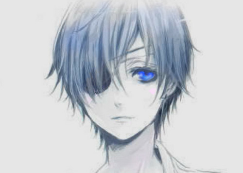  Madam is red, and now she is dead. Ciel is blue, that is only too true.