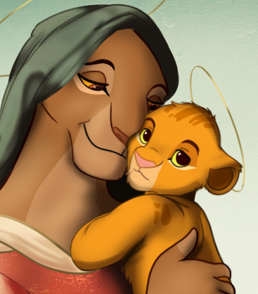  Sarabi and Baby Simba