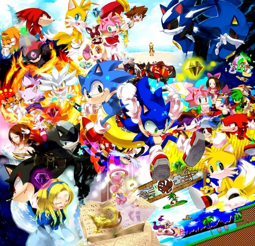 Sonic and the rest of the gang