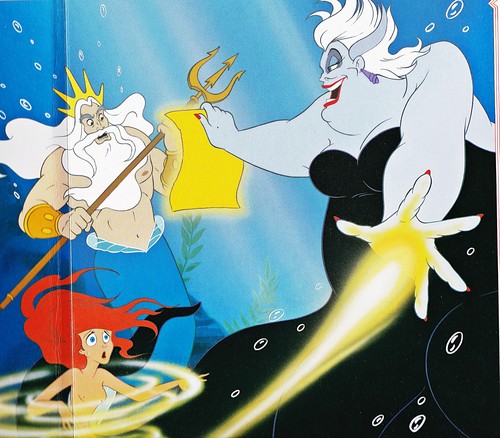  Walt डिज़्नी Book तस्वीरें - King Triton, Princess Ariel & Ursula