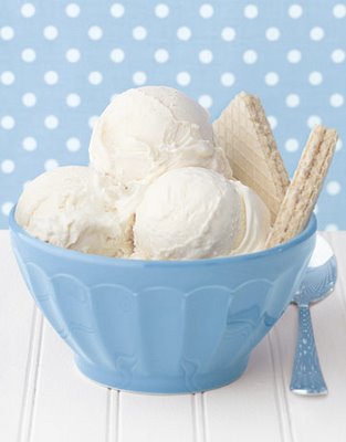  White Vanilla アイスクリーム