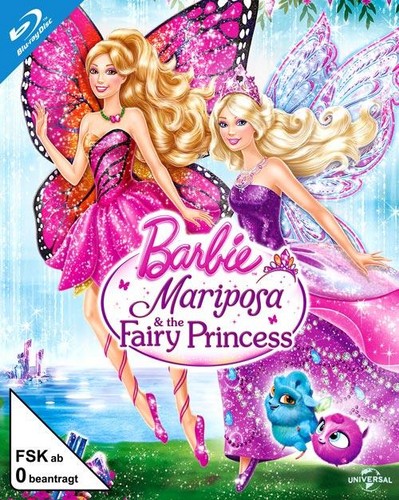  बार्बी mariposa the fairy princess dvd and blu-ray
