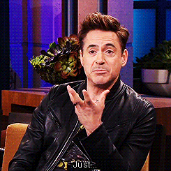  Robert Downey Jr. on his reaction to breaking his ankle.