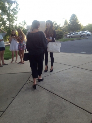  29.June.2013 - Going to Frankie's musical Crazy For tu in Allentown, Pennsylvania