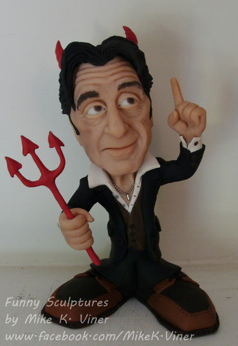  Al Pacino caricature sculptures oleh Mike K. Viner