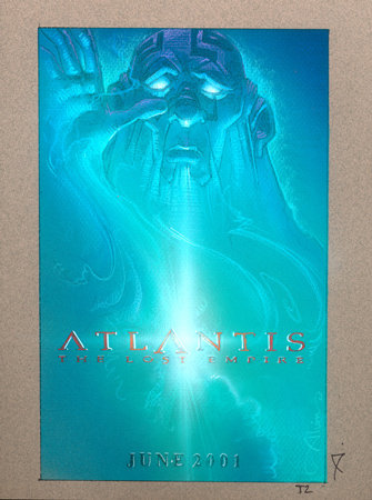  Atlantis The lost Empire Art por John Alvin