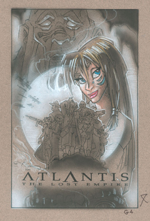  Atlantis The Lost Empire Art par John Alvin