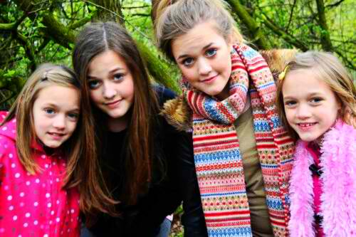 Felicite with her sisters