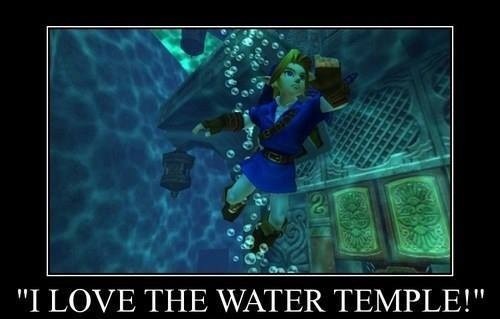 I 愛 the water temple :3
