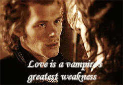  Love is a vampire’s greatest weakness. We do not feel and we do not care.