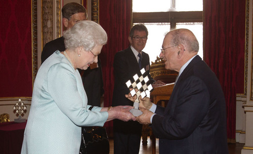 Queen Elizabeth II Hosts a Reception in London