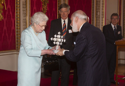  Queen Elizabeth II Hosts a Reception in London