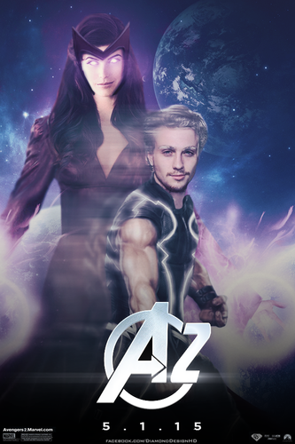  Quicksilver and Scarlet Witch - Avengers 2