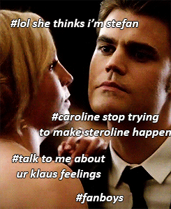  Silas using his doppelganger looks as an advantage to get details about his otp from Caroline