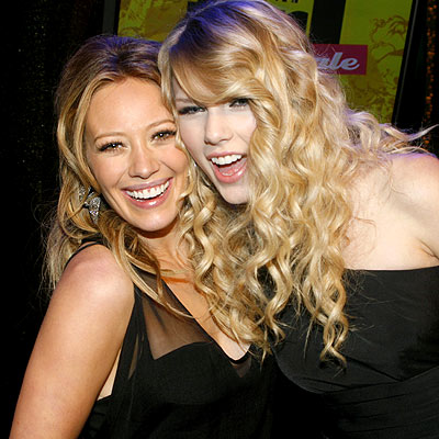  Taylor rápido, swift and Hilary Duff