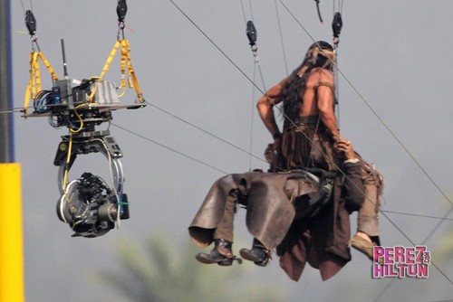  The Lone Ranger:Behind the scenes-Johnny Depp