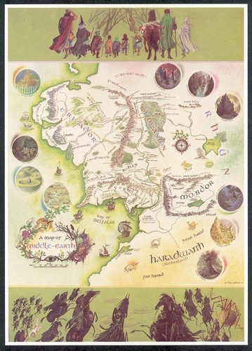 A Map of Middle-Earth