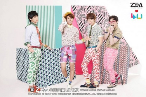  ZE:A4U jaket foto-foto from Japanese debut album 'Oops!!'
