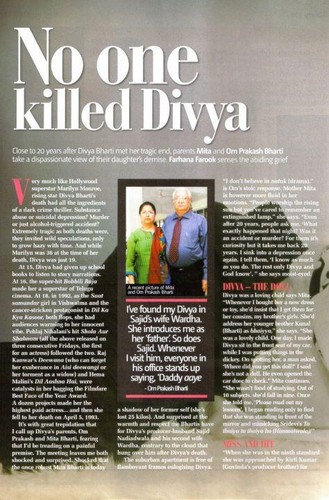  divya death