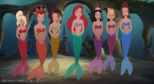  Walt Disney Screencaps - Princess Ariel & Her Sisters