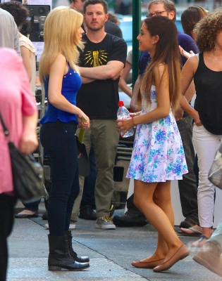  02.July - Filming a commercial for Nesquick with Jennette McCurdy in NYC