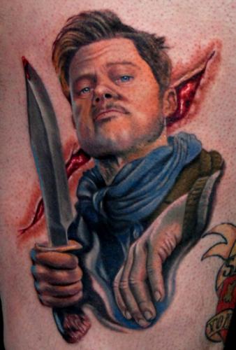  Aldo Raine tattoo