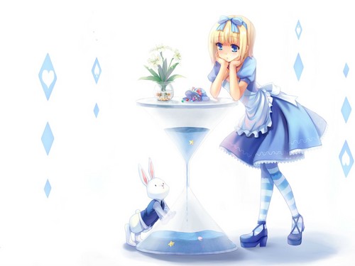  Alice in Wonderland karatasi la kupamba ukuta