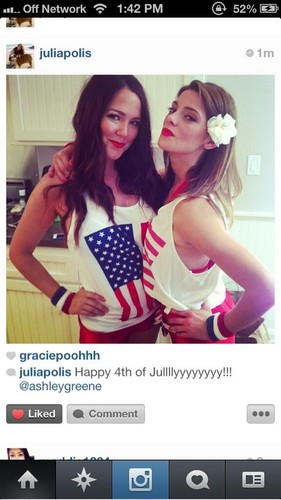  Ashley celebrating the Fourth of July with Friends [Instagram Photos]