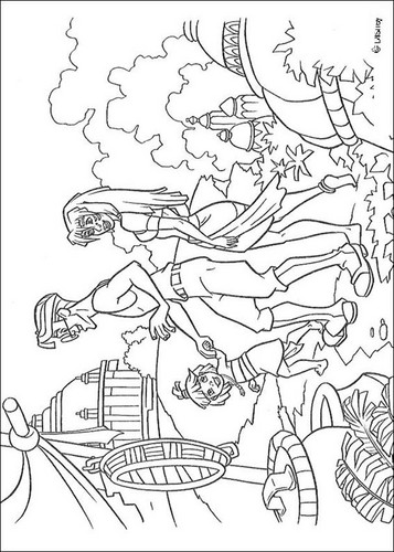  Atlantis The ロスト Empire Coloring Page