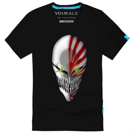  Bleach Kurosaki Ichigo Mask logo new style t camicia