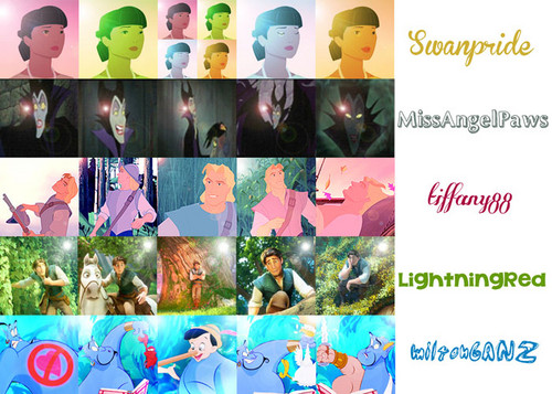  DP Characters 20 in 20 icono Contest Round 2: Category set - Lens flare effect